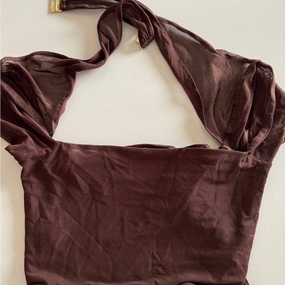 COPY - Oh Polly mesh top with gold details - Picture 4 of 6